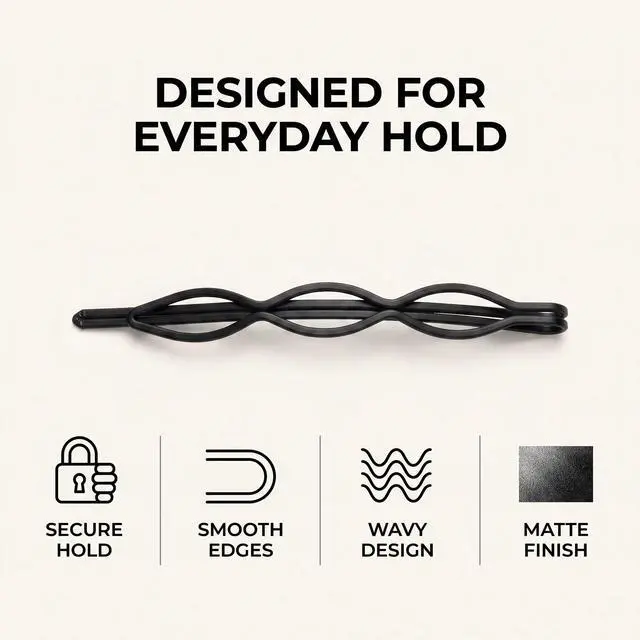 Alt view image 3 of 7 - 12 Pcs Vintage Hair Pins Mini Black Bobby Pins Fashion BB Clip Invisible Bangs Clip Small Bobby Pins for Women and Girls Decorative Wedding Dainty Accessories Headwear Hair Accessories,Hair Pins