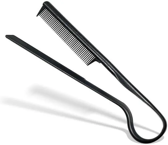 Main image of V-Shaped Hair Straightener Comb Portable Wheat Straw Hairdressing Tool for Styling & Straightening, DIY Hairdressing Tool