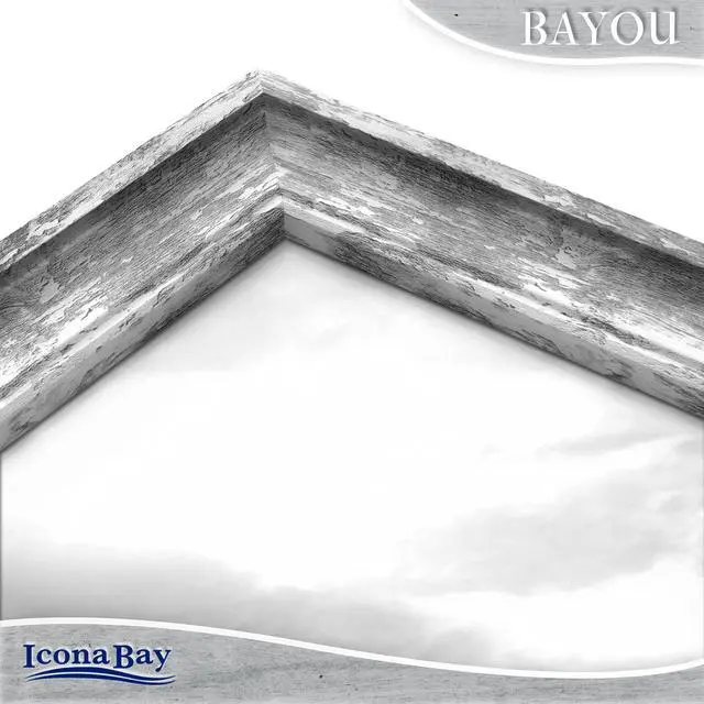 Alt view image 7 of 7 - 6x4 Picture Frame (Azure Grey, 1 Pack) Cape Cod Style 6 x 4 Photo Frame, Table Top or Wall Mount,