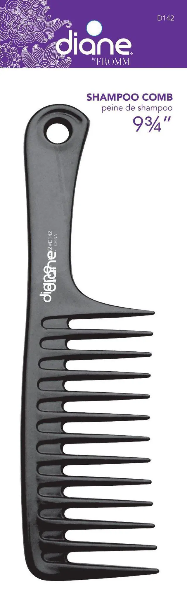 Alt view image 6 of 6 - Diane shampoo comb, 9-3/4", D142