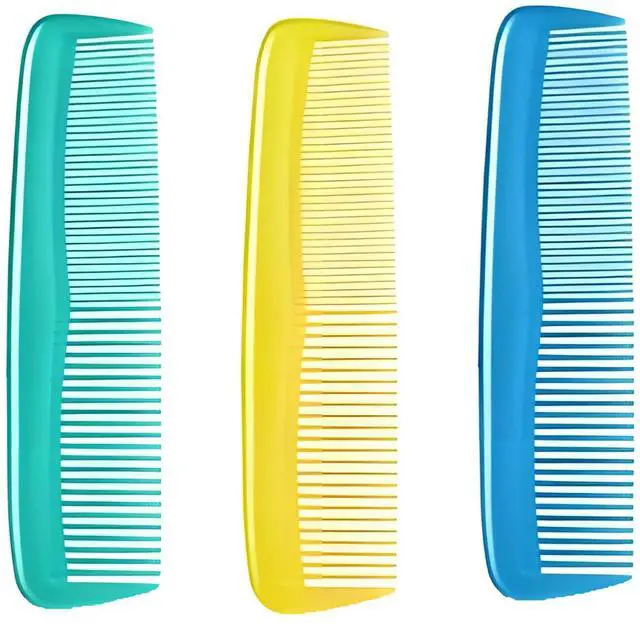 Main image of Pocket Combs (3 Pack), Fine Tooth Hair Combs for Men & Women, Pocket Styling Comb for Wet & Dry Hair, Travel Hair Comb, Detangling Comb, Barber Dressing Comb for All Hair Types