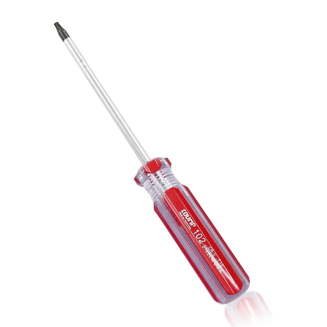 Alt view image 2 of 5 - T15 Security Screwdriver, Red, 7 Inch | Magnetic Tip, Insulated PVC Handle, For Computer and Home Appliance Repairs