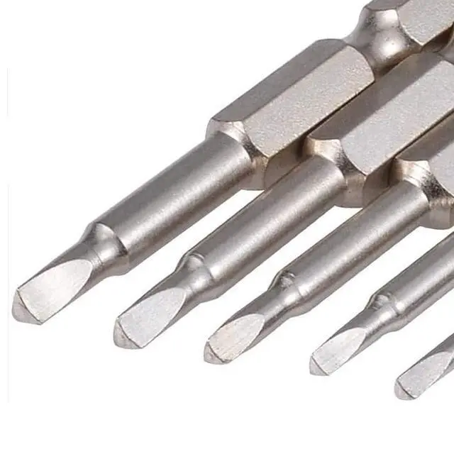 Alt view image 6 of 7 - 6 Pieces Magnetic Triangle Screwdriver Bits Set 1/4 inch Hexagonal 1.8 mm, 2.0 mm, 2.3 mm, 2.5 mm, 2.7 mm, 3.0 Triangle Bits 50mm Length