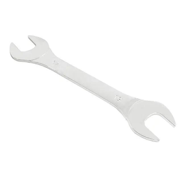 Alt view image 5 of 5 - 17mm x 19mm Open End Wrench, Thin Metric Chrome Plated Steel Wrench | General Repairs Household Maintenance