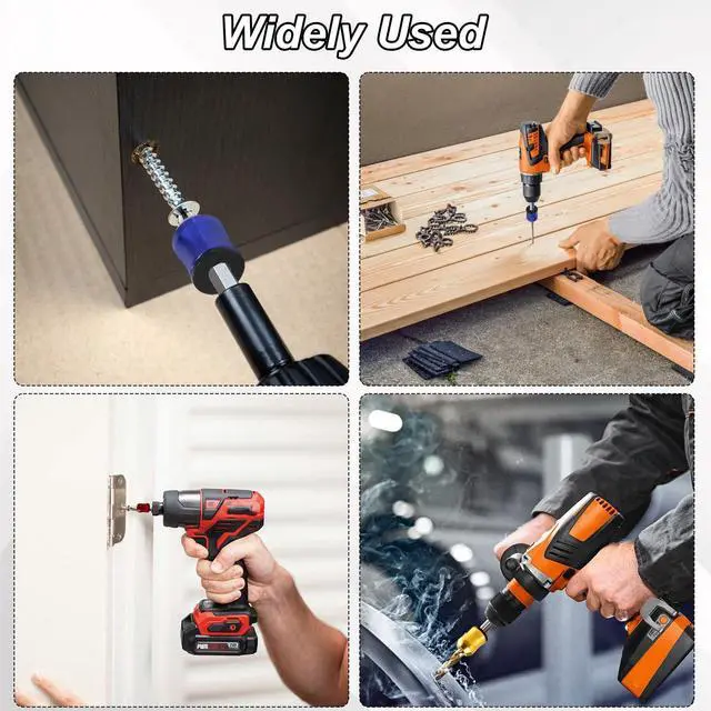 Alt view image 7 of 7 - 7Pcs Screwdriver Head Magnetic Ring with Location Kit & Wrench, Screw Ring Set Removable Household Tool for Universal Bit Holder for Alloy Screw Holder Drills Screwdrivers & Power Bits