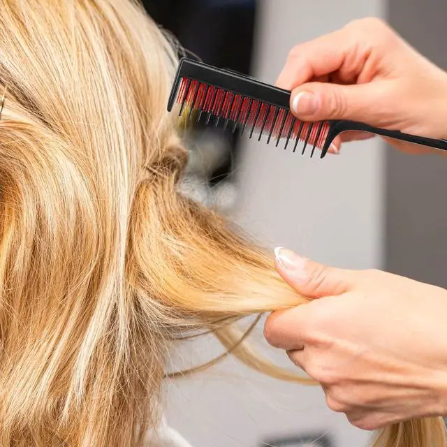 Alt view image 5 of 6 - Triple Teasing Comb for Women Hair Combs for Fine Hair Styling Sectioning 8.27 IN