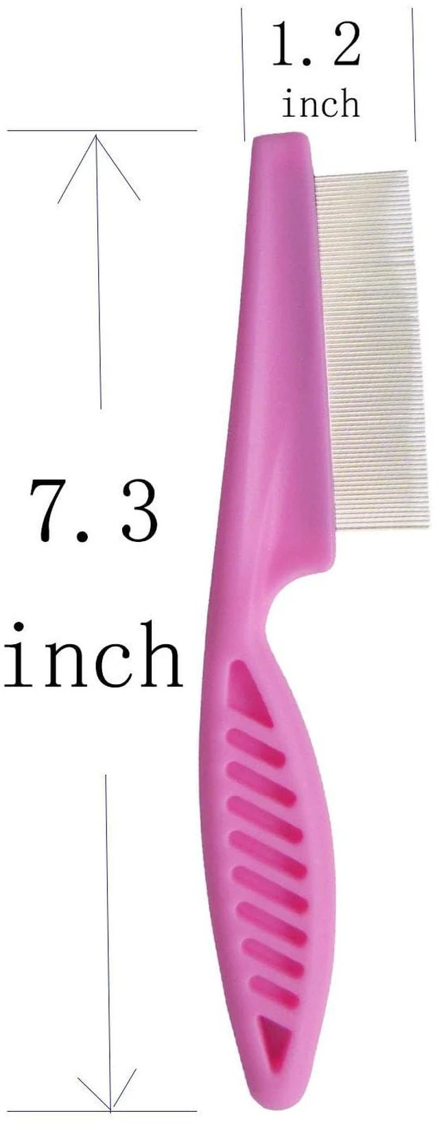 Alt view image 3 of 3 - Fine Tooth Dandruff Comb Scalp Care Pro Hair Groom Tool | Dandruff Remover, Scalp Remover, Professional Grooming Tool