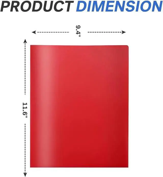 Alt view image 2 of 7 - 7 Pack Folders with Pockets, 2 Pocket Folders with Extra Labels | Plastic Folder with Pockets, Heavy Duty File Folder Bulk, School Business Office Filing Supplies, Soft Colors