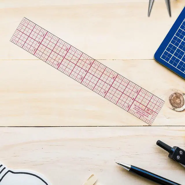 Alt view image 2 of 4 - 6-Inch 8ths Graph Ruler, Transparent, 1 x 6 in