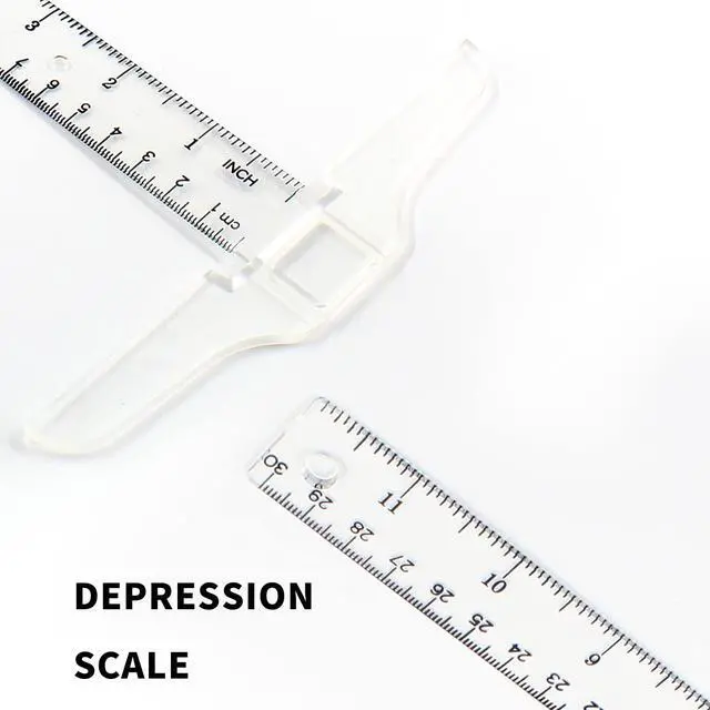 Alt view image 4 of 7 - 12 Inch/30 cm Junior T-Square Plastic Transparent T-Ruler | Drafting T Square, Inch Metric Measuring Scale, For Art Framing and Drafting
