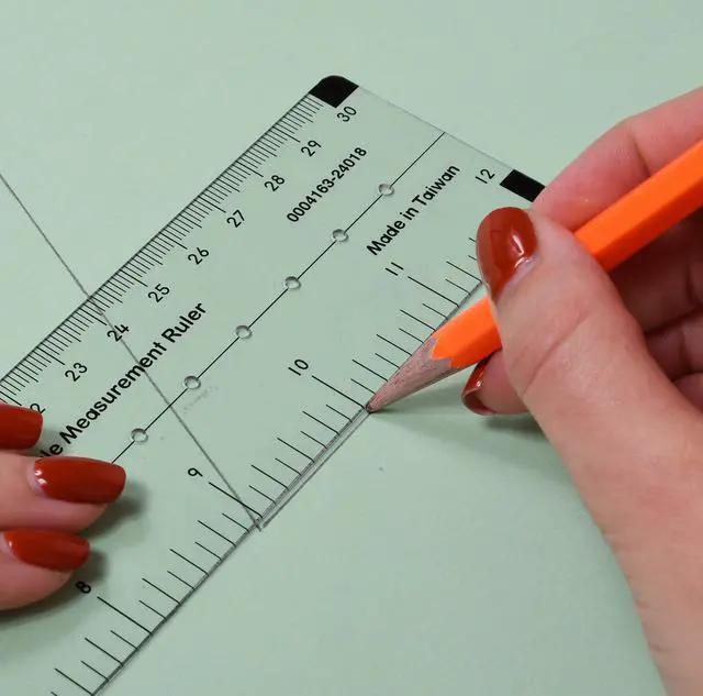 Alt view image 2 of 7 - Angle Measurement Ruler, Clear, Flexible and Adjustable | Geometry Measuring Tool, Measure Angles to 360 Degrees and Lines to 12"