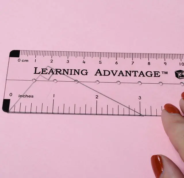 Alt view image 7 of 7 - Angle Measurement Ruler, Clear, Flexible and Adjustable | Geometry Measuring Tool, Measure Angles to 360 Degrees and Lines to 12"