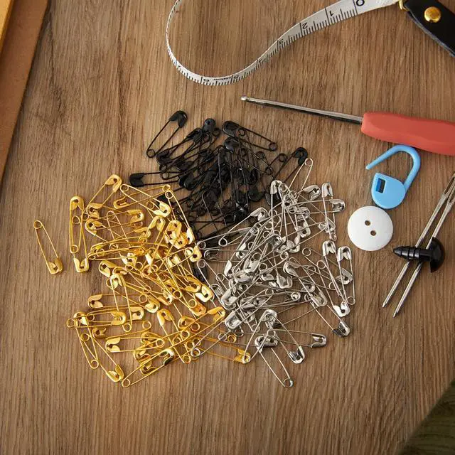 Alt view image 7 of 7 - 500PCS Safety Pins, 0.75Inch/19mm Small Fastening Pins, Rust Resistant Nickel Plated Steel Set for Crafting, Sewing, DIY, Rimming Fastening Clip Button for Garment Hang Tag (Silver)