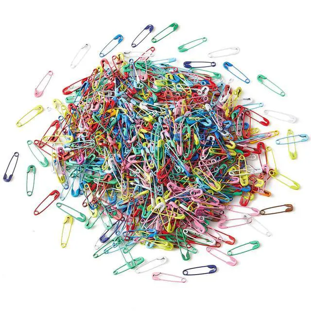 Alt view image 3 of 7 - 200PCS Safety Pins for Clothes 19mm Multicolored Safety Pins with Clear Storage Box - Premium Metal, Rust-Resistant, Ideal for Sewing, Crafting, and Organizing