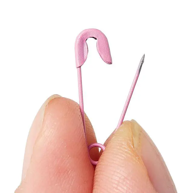 Alt view image 4 of 7 - 200PCS Safety Pins for Clothes 19mm Multicolored Safety Pins with Clear Storage Box - Premium Metal, Rust-Resistant, Ideal for Sewing, Crafting, and Organizing