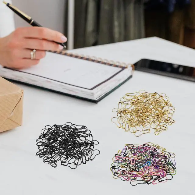 Alt view image 3 of 7 - 100Pcs Premium Metal Gourd Pins - 0.8" Mixcolor Bulb Safety Pins for Clothing Tags, Hand Sewing, DIY, Craft Projects, and Home Use (100, Mixcolor)