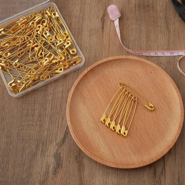 Alt view image 5 of 7 - 30PCS 2 inch Gold Safety Pins - Your Versatile Pinning Solution for Sewing, Crafts & More
