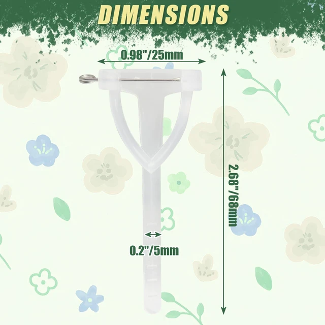 Alt view image 3 of 7 - 30 Pcs Boutonniere Pins, Clear Secure Grip Holder | Plastic Triangle T-Shape Safety Pins, for Corsage & Flower, Wedding, Bridegroom, Prom, Party Lapel Decoration
