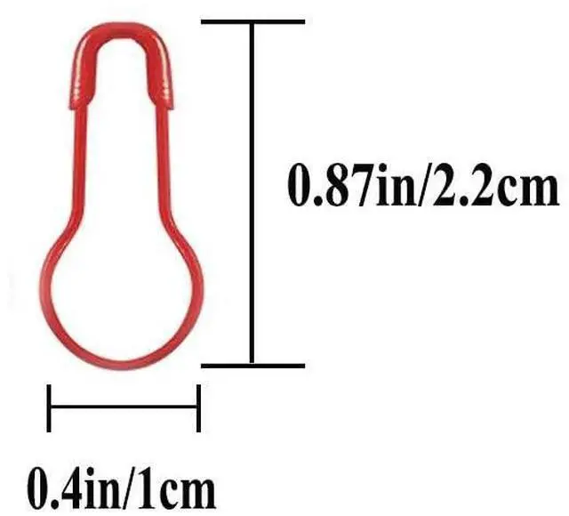 Alt view image 6 of 6 - 300 Pieces Safety Bulb Pins, Crochet Stitch Markers, Safety Metal Pins for Knitting Stitch Markers Sewing Making with Storage Box (10 Colors)