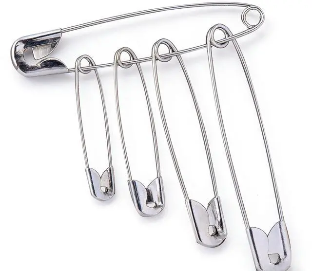 Alt view image 6 of 6 - 60pcs Silver Safety Pins, 55mm/2.2inch Extra Large Safety Pins Bulk for Clothes, Sewing, Crafts, Jewelry Making, Rust Resistant Safety Pins for Home, Office, Tailor Use