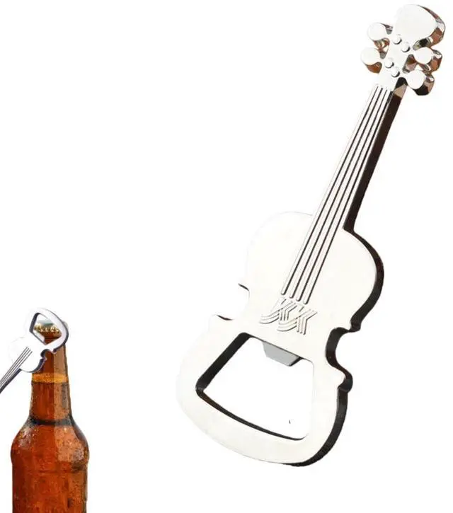 Main image of Guitar Bottle Opener Metal Beer Bottle Opener Music Lover for Wedding Party Favor Christmas Birthday Guitar Shaped Gift Souvenirs