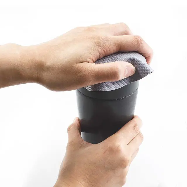Alt view image 2 of 7 - 4pcs Rubber Jar Opener Gripper Pads, Purple and Grey | Anti-Slip, Multi-Purpose, Kitchen Coasters, Bottle Lid Openers