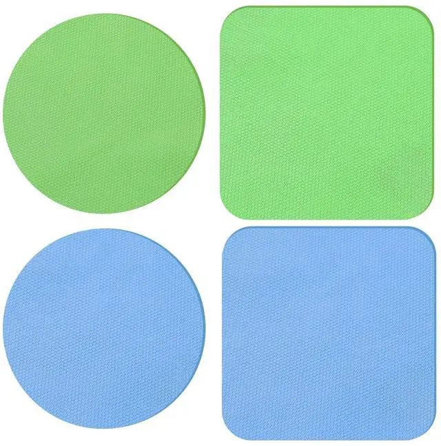 Main image of 4PCS Rubber Jar Opener Gripper Pads for Seniors (Blue+Green) | Non-Slip Rubber Grips Open Tight Jars Easily. Ideal for Arthritis, Weak Hands. 4-Piece Set, Versatile For Bottles & Cans