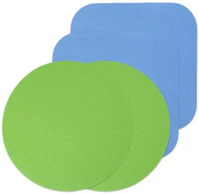 Main image of 4PCS Multi-Function Rubber Jar Opener Silicone Bottle Lid Grippers for Seniors, Arthritis & Weak Hands Kitchen Coasters Included