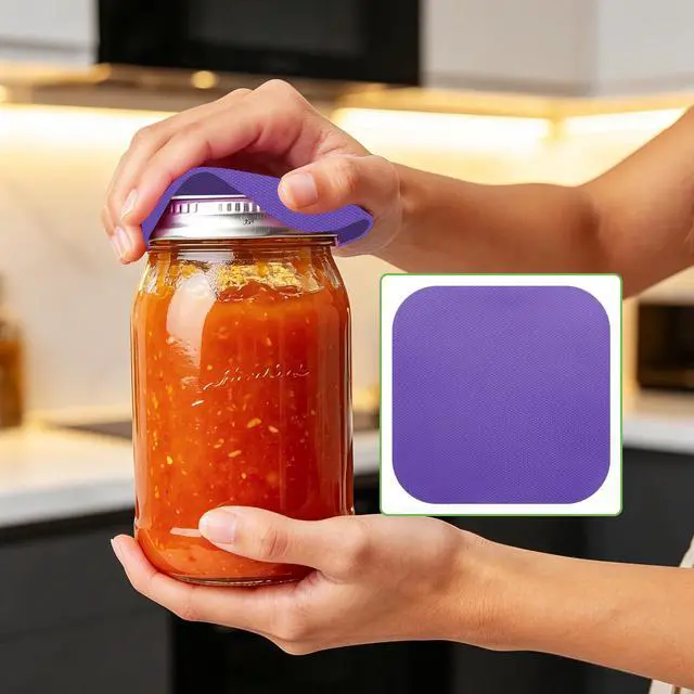 Alt view image 4 of 7 - 6 Pcs Jar Opener,Bottle Opener,Rubber Jar Openers for Seniors with Arthritis Weak Hands, Anti-Slip Gripper Pads for Bottles Cans Lids, Dual-Shape Kitchen Gadgets with Heat Insulation(6 Colors)