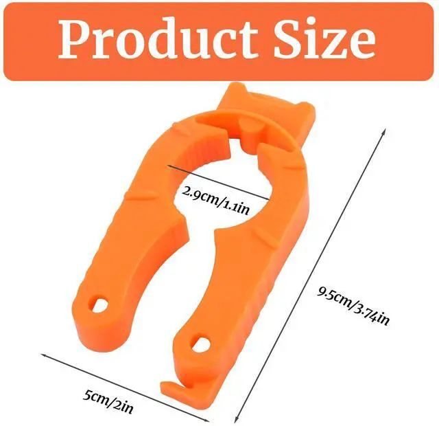 Alt view image 2 of 6 - Water Bottle Opener, Bottle Openers for Seniors, 3-in-1, 3-Pack Orange | Bottle Cap Opener, Plastic Bottle Opener, Magnetic, Ergonomic Grip, Lightweight, for Arthritis & Weak Hands, 3-Pack Orange