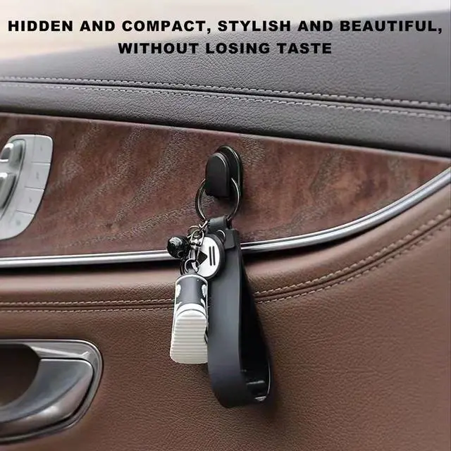 Alt view image 5 of 6 - 4PCS Car Dashboard Mini Hooks, Strong Self Adhesive Vehicle Hanging Hooks Stick on Dashboard, Multifuntional Sticky Hook Backseat Hanger for Key Mask Earphone Charging Cable