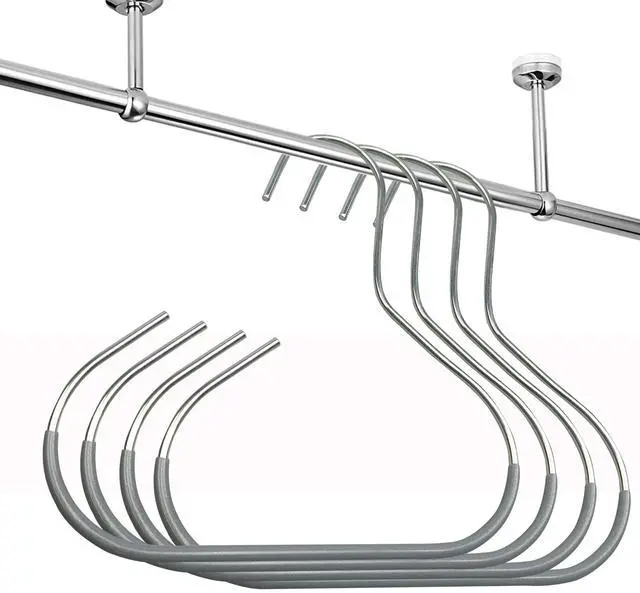 Alt view image 7 of 7 - Hat Organizer, Gray, 4 Packs | Stainless Steel, Hat Hangers for Closet, For Baseball Caps, Cap Holder, Scarf Organizer