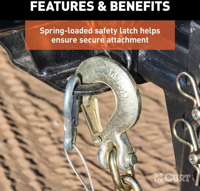 Alt view image 5 of 5 - Replacement Clevis Hook Safety Latch for