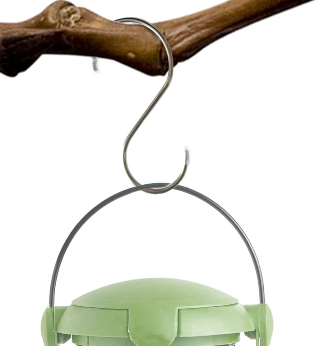 Alt view image 2 of 7 - S-Shaped Metal Hooks, Space Saver, Organize Pots, Pans, and Utensils, Ideal for Bird Feeders and Chimes, Stainless Steel, 10 Pcs