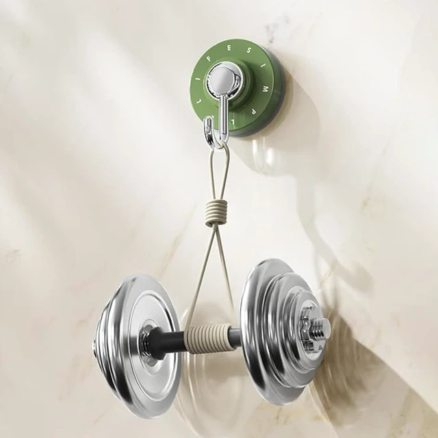 Alt view image 3 of 7 - 2PCS Suction Cup Hooks Heavy Duty Removable and Reusable, No Drills No Residue for Bathroom, Kitchen, Shower, Glass & Tile Multi-Color