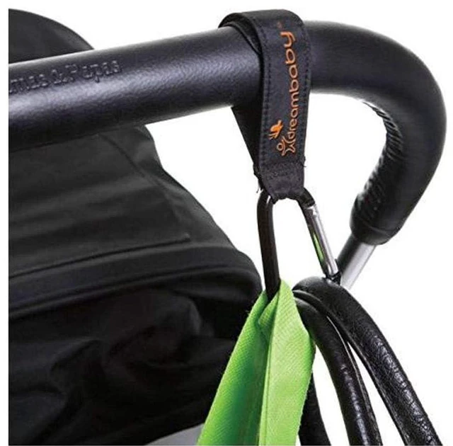 Alt view image 4 of 5 - Stroller Hook Carabiner - Bag Holder - Black-