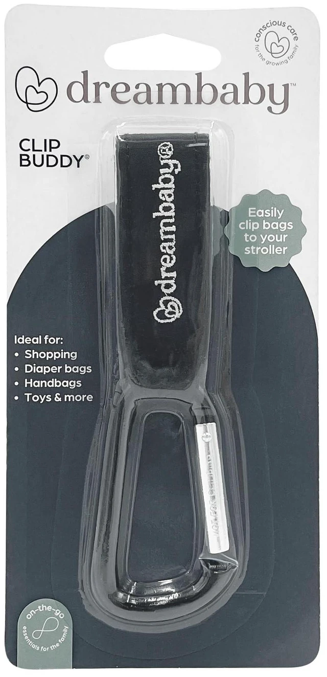 Alt view image 5 of 5 - Stroller Hook Carabiner - Bag Holder - Black-