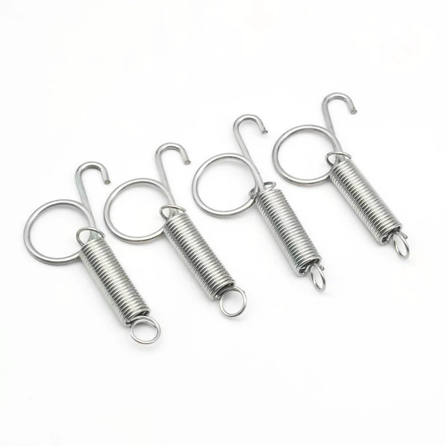 Main image of 4 Pack Cage Door Spring Latch Hook, Large