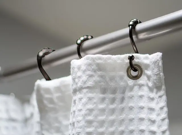 Alt view image 3 of 6 - 12-Pack Shower Curtain Double-Hooks Oil Rubbed Bronze