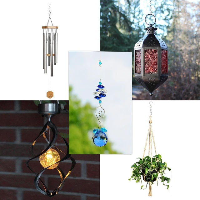 Alt view image 7 of 7 - Swivel Hooks Clips for Hanging Wind Spinners Wind Chimes Hanging Plants Crystal Twisters Pots Birdcage Party Ornaments Hooks - Pack of 6