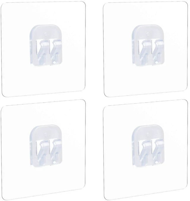 Main image of Corner Shower Caddy Adhesive Sticker Hooks for Shower Caddy 4 Pcs | Basket Bathroom Shelf Compatible with KINCMAXSMARTAKE, JOMARTO, Flowmist, Nieifi, HapiRm, Odesign, Lovelers