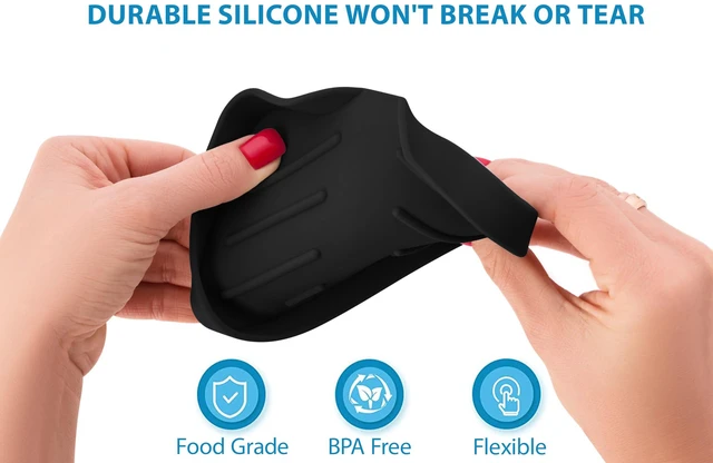Alt view image 6 of 7 - Black Silicone Soap Dish Tray, Self Draining Soap Holder for Bar Soap, Silicone Soap Tray with Drainage, Dish Soap Tray for Kitchen Counter, Plastic Free, S(4.7x3.5)