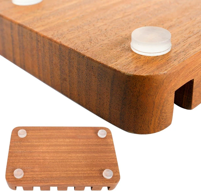 Alt view image 6 of 6 - Teak Wood Soap Dish - Bar Soap Holder & Soap Saver for Shower, Bathroom, Sink, Kitchen & Countertop (1)