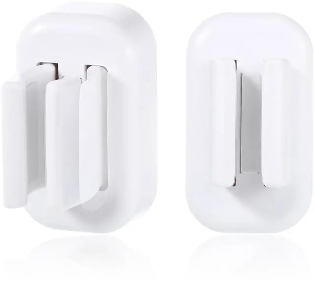 Main image of 2 Pack Single Toothbrushes Holder Electric Toothbrush Organizer Wall Mounted Self Adhesive Toothbrush Holders Shower Waterproof Multi-Function Holder for Bathroom Kitchen Living Room