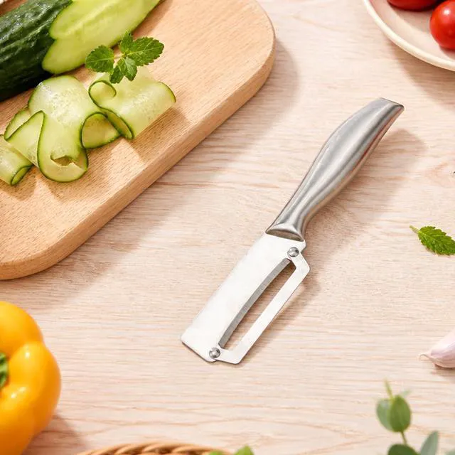 Alt view image 7 of 7 - Vegetable Peeler, Stainless Steel Blade Vegetable Peeler Knife Practical Kitchen Tool Gadgets Utensils for Fruit Potato Apple Mango Kiwi