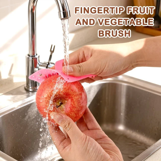 Alt view image 5 of 7 - 2-in-1 Vegetable Peeler Set, Vegetable Scrubber Brush, 2 Pack | 2-in-1 peeler with stainless steel blade, scrubber brush, and bottle opener for easy fruit and vegetable prep.