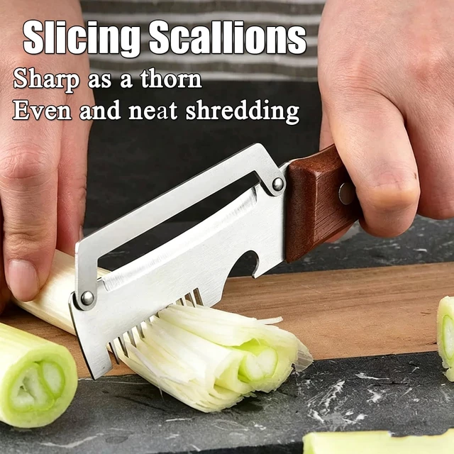 Alt view image 4 of 7 - Vegetable Peeler - Wooden Handle Stainless Steel Multi-functional Peeler