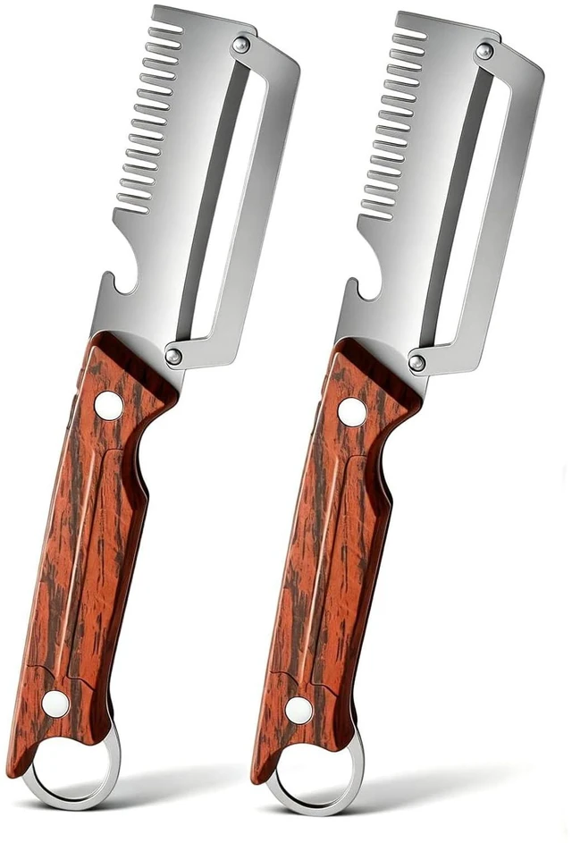 Main image of Multifunctional Vegetable Peeler for Kitchen | New Premium Vegetable Peeler with Ergonomic Wooden Handler