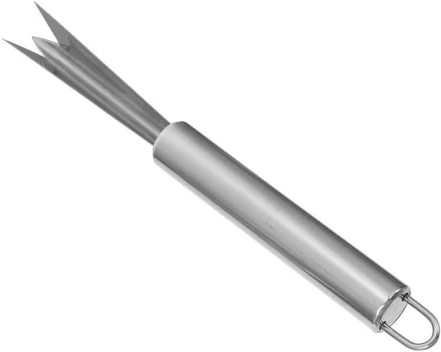 Main image of W shaped stainless steel pineapple eye peeler remover for home kitchen fruit tool 18.5cmx2cm Peelers