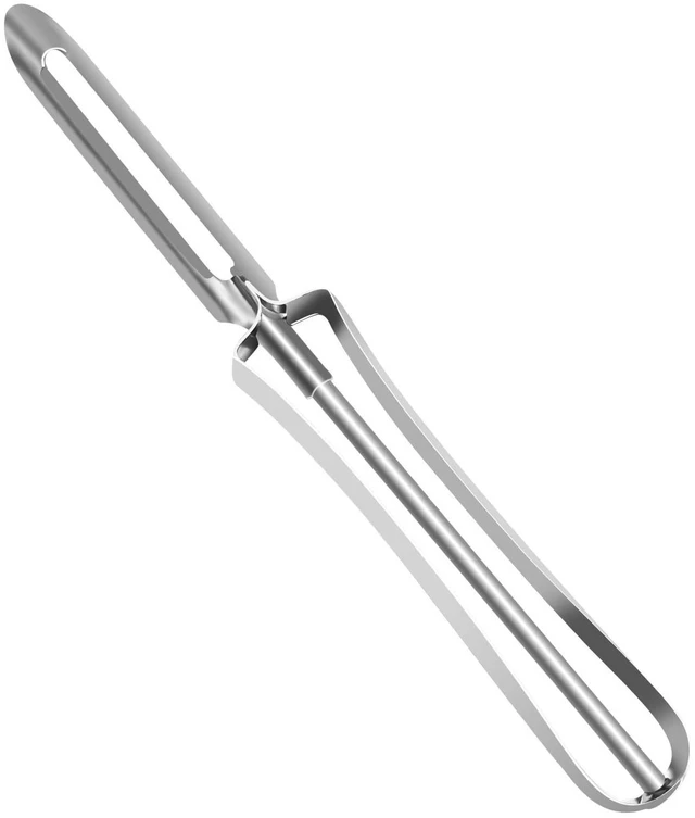 Main image of Stainless Steel Vegetable Peeler for Potato, Carrot, Apple and More | Stainless Steel Construction,Efficient Peeling,Comfortable Handling,Versatile Kitchen Use,Easy to Clean